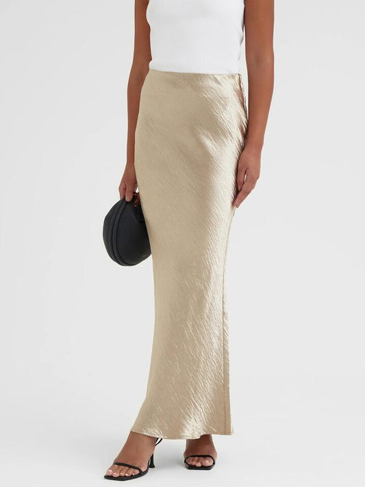 4th & Reckless Silvie Satin Skirt