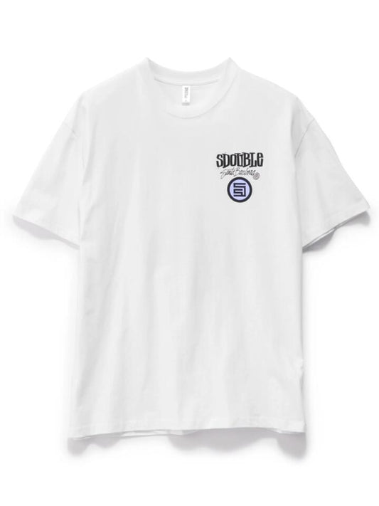 Image of a model wearing Tops. Productname: S-Double Combo Platter Tee in WHITE colour by brand - S-Double