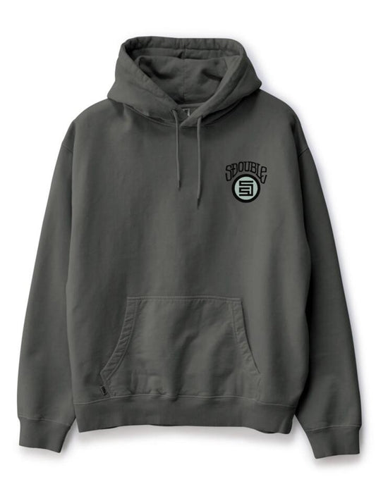 Image of a model wearing Outerwear. Productname: S-Double Goosebumps Hood in STEEL colour by brand - S-Double