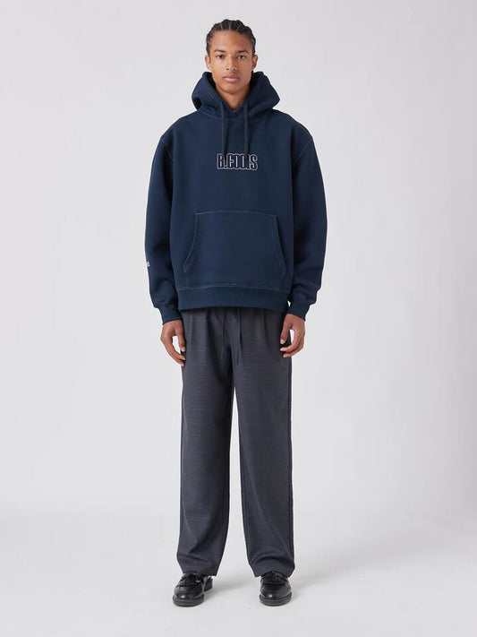 Image of a model wearing Outerwear. Productname: Barney Cools PCR Hood in Slate colour by brand - Barney Cools