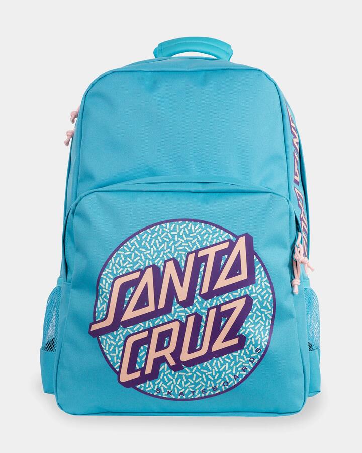 Image of Bags. Productname: Santa Cruz - Sprinkle Dot Backpack - Turquoise - in Turquoise colour by brand - Santa Cruz