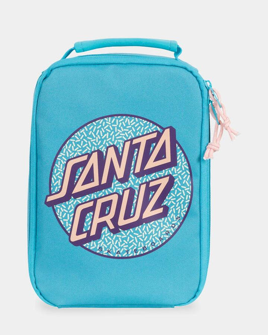Image of Accessories. Productname: Santa Cruz Springkle Dot Lunch Box Turquoise - in Turquoise colour by brand - Santa Cruz