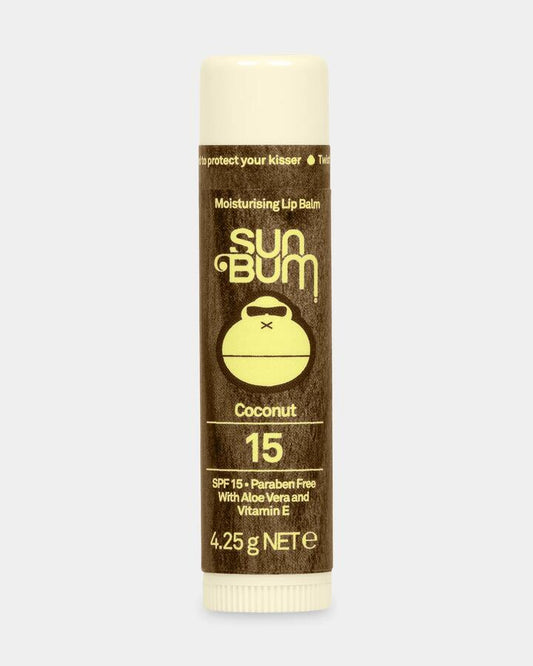 Image of Accessories. Productname: Sun Bum Moisturising Coconut Lip Balm Spf15+ Sunscreen Natural - in Natural colour by brand - Sun Bum