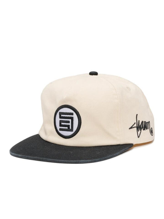 Image of Hats. Productname: S-Double S-Dot Snapback ONE SIZE Off White/Black in Off White/Black colour by brand - S-Double