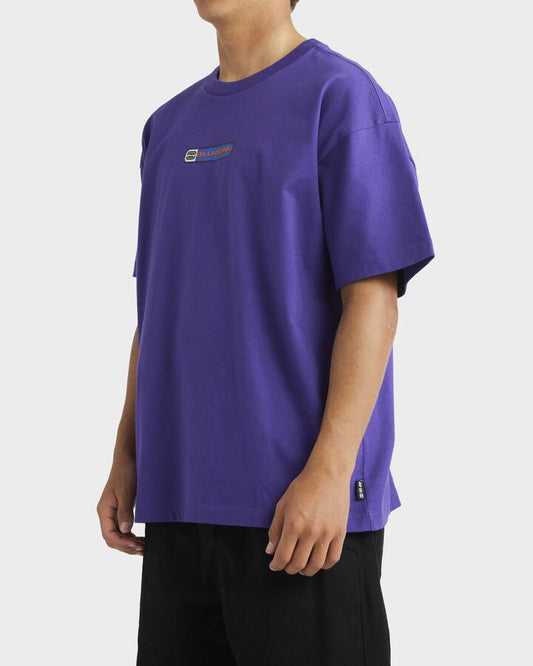Image of T-Shirts. Productname: Billabong Mens Spec 73 Pill T-Shirt Bright Purp - in Bright Purp colour by brand - Billabong