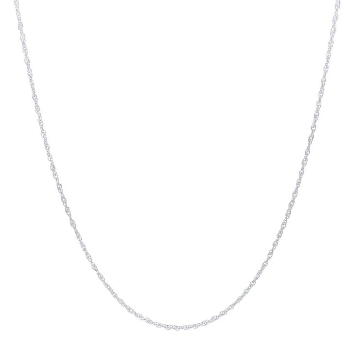 Image of Charms. Product name - 45cm Fine Singapore Chain in 9kt White Gold in colour by brand - Bevilles