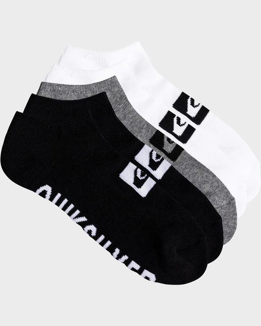 Image of Socks. Productname: Quiksilver - Mens 5 Pack Ankle Socks - Assorted - in Assorted colour by brand - Quiksilver