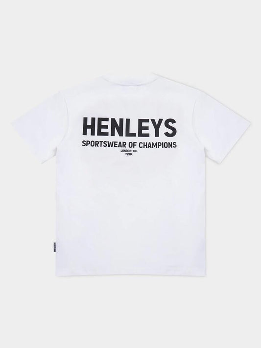 Henleys Champions Tee - White