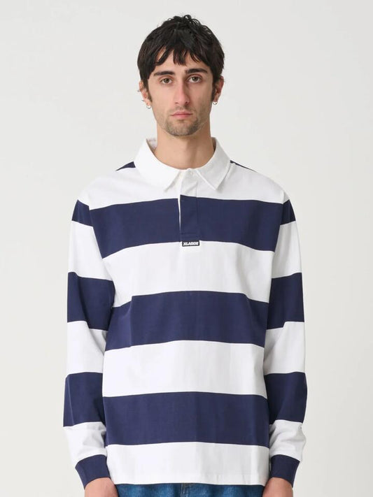 Image of Others. Productname: Xlarge XL Stripe Rugby in Navy colour by brand - Xlarge