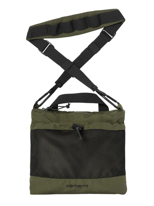 Image of Bags. Productname: Carhartt Wip Irwin Shoulder Bag ONE SIZE Turtle/Black/Black in Turtle/Black/Black colour by brand - Carhartt Wip