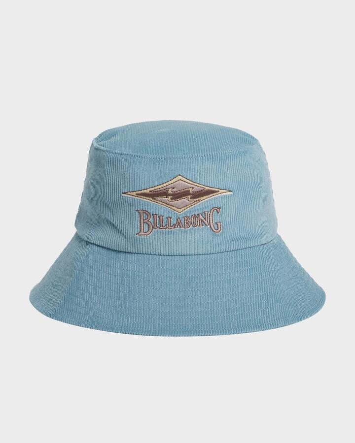 Image of Hats. Productname: Billabong Womens The Original Vibes Bucket Hat Misty Blue - in Misty Blue colour by brand - Billabong