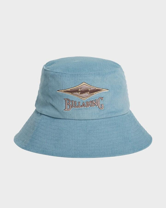 Image of Hats. Productname: Billabong Womens The Original Vibes Bucket Hat Misty Blue - in Misty Blue colour by brand - Billabong