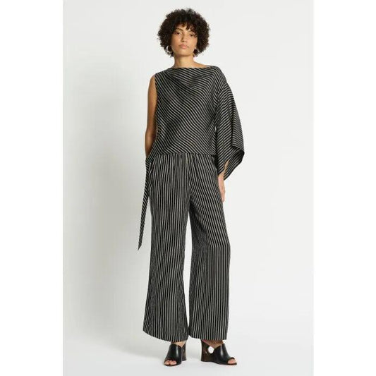 Image of a model wearing Tops. Productname: Parasol Top in PRINT colour by brand - sass and bide