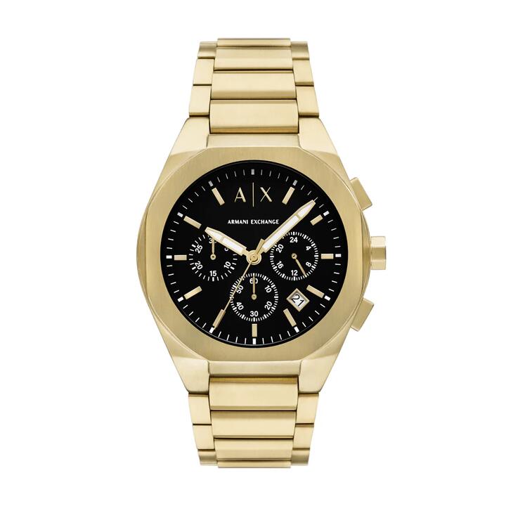 Image of Watches. Productname: Armani Exchange Chronograph Gold-Tone Stainless Steel Watch AX4180 in Watch colour by brand - Armani Exchange