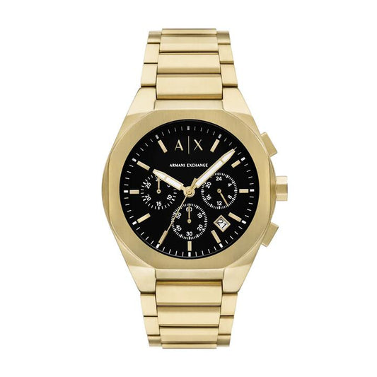 Image of Watches. Productname: Armani Exchange Chronograph Gold-Tone Stainless Steel Watch AX4180 in Watch colour by brand - Armani Exchange