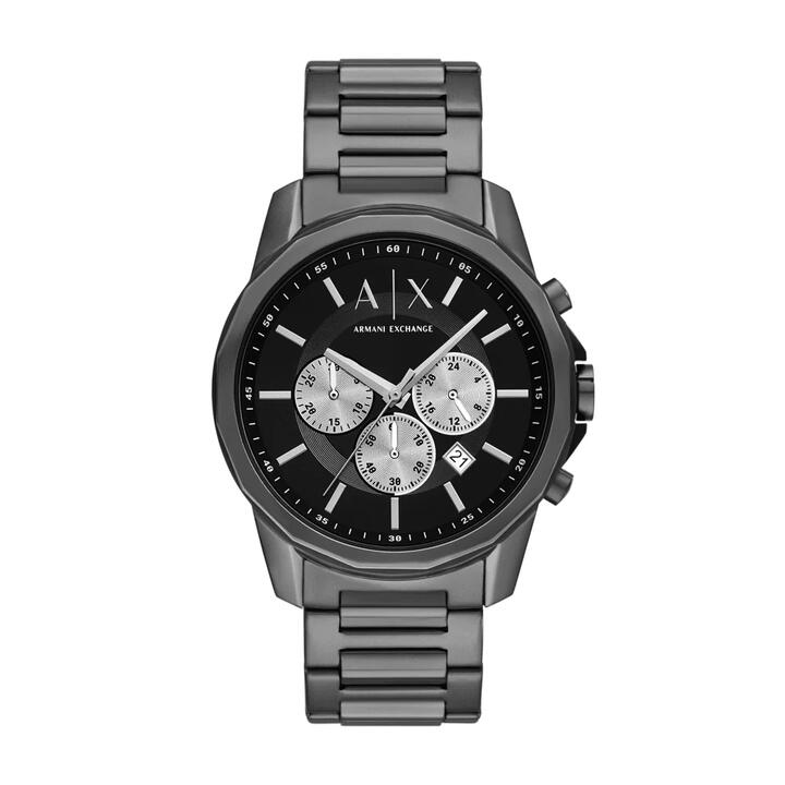 Image of Watches. Productname: Armani Exchange Chronograph Gunmetal Stainless Steel Watch AX1765 in Watch colour by brand - Armani Exchange