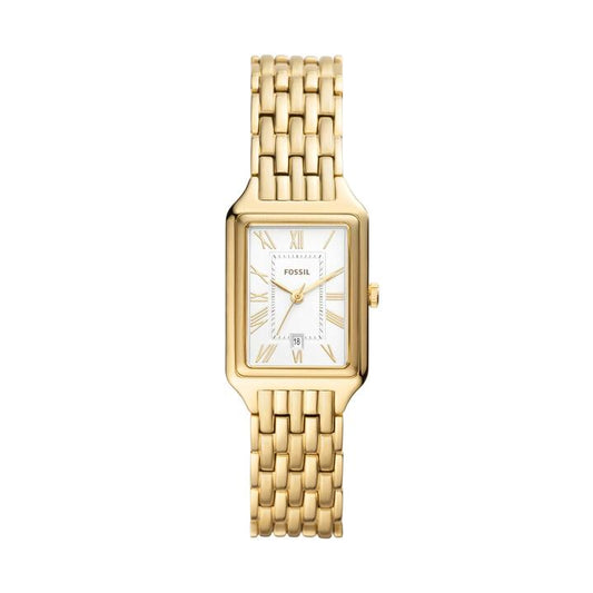 Image of Watches. Productname: Fossil Raquel Gold Tone Watch ES5220 in Watch colour by brand - Fossil