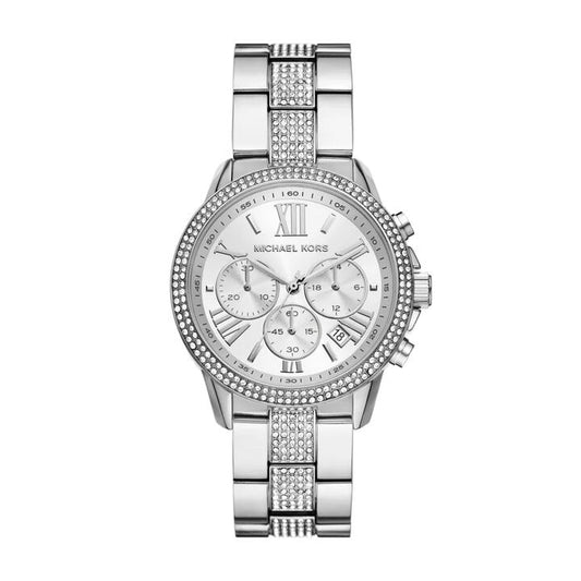 Image of Watches. Productname: Michael Kors Brynn Chronograph Stainless Steel Watch MK7506 in Watch colour by brand - Michael Kors