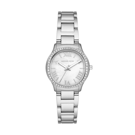 Image of Watches. Productname: Michael Kors Sage Three-Hand Stainless Steel Watch MK4824 in Watch colour by brand - Michael Kors