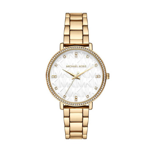 Image of Watches. Productname: Michael Kors Pyper Gold Women's Watch MK4666 in Watch colour by brand - Michael Kors