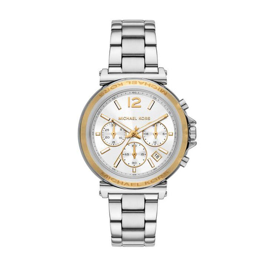 Image of Watches. Productname: Michael Kors Maren Chronograph Stainless Steel Watch MK7495 in Watch colour by brand - Michael Kors