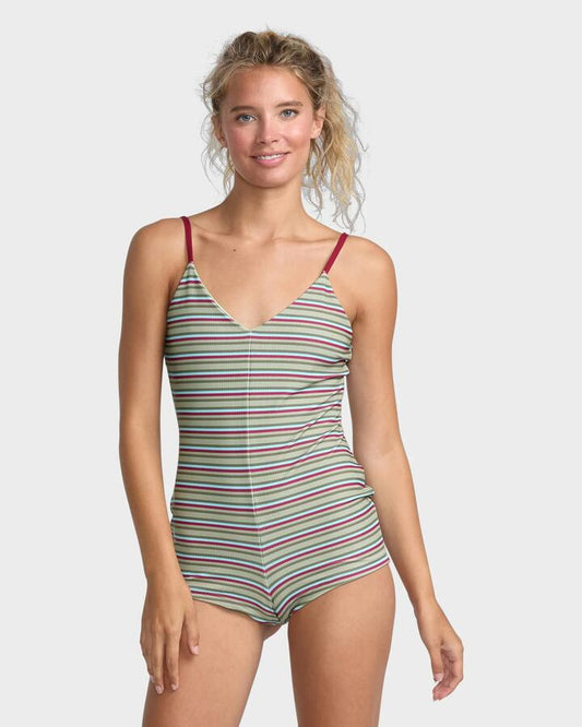 Image of Accessories. Productname: RVCA - Womens Alexis Ren Surf Suit One Piece - Ruby Red - in Ruby Red colour by brand - RVCA