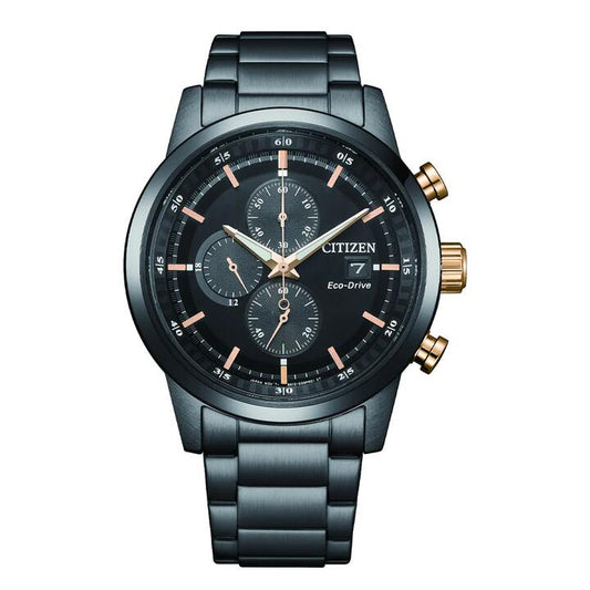Image of Watches. Productname: Citizen Men's Eco-Drive Chronograph Watch CA0746-85E in Watch colour by brand - Citizen