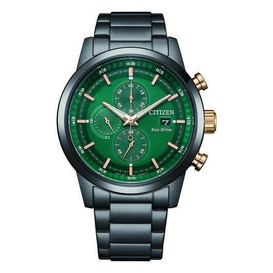 Image of Watches. Productname: Citizen Men's Eco-Drive Chronograph Watch CA0746-85X in Watch colour by brand - Citizen