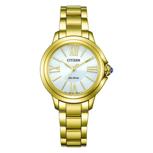 Image of a model wearing Dress. Productname: Citizen Women's Citizen L Dress EM1162-52A in Watch colour by brand - Citizen