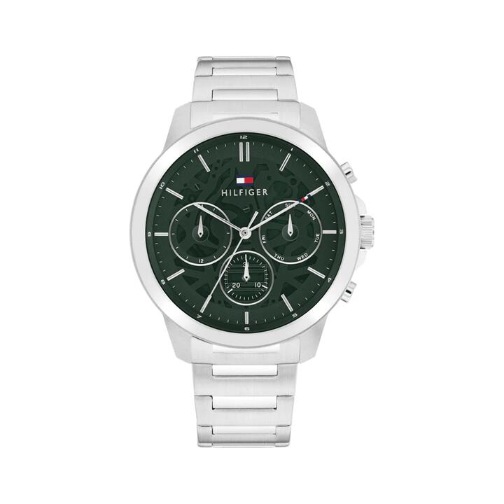 Image of Watches. Productname: Tommy Hilfiger Henry Stainless Steel Green Dial Men's Watch 1710686 in Watch colour by brand - Tommy Hilfiger