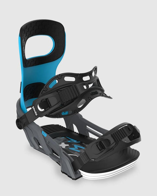 Image of Snowboards. Productname: Bent Metal - Bolt Snowboard Bindings - Grey/Blue - in Grey/Blue colour by brand - Bent Metal