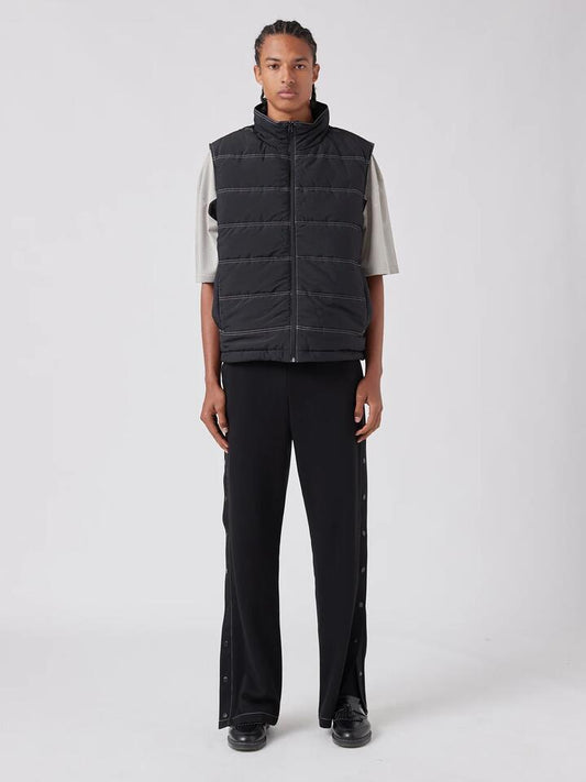 Image of Coats & Jackets. Productname: Barney Cools Railed Vest in Black colour by brand - Barney Cools