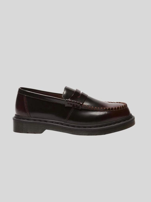 Image of Flats. Productname: Dr Martens Penton Loafer in Cherry Red Arcadia colour by brand - Dr Martens