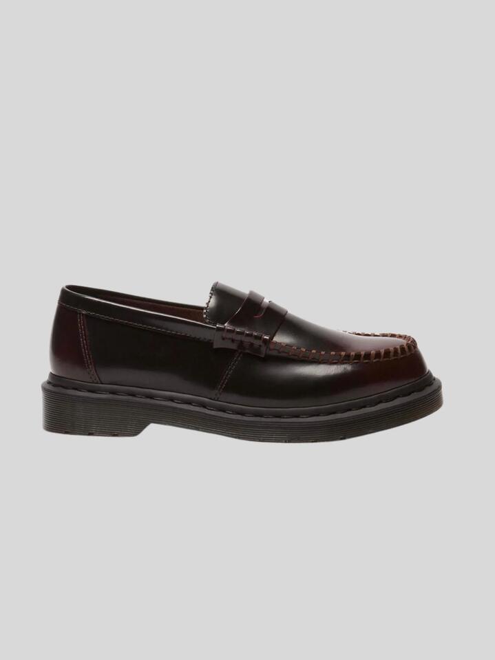 Image of Flats. Productname: Dr Martens Penton Loafer in Cherry Red Arcadia colour by brand - Dr Martens