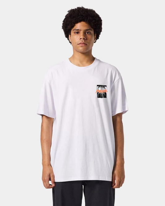 Image of T-Shirts. Product name - Former Mens Droid Crux T-Shirt White in White colour by brand - Former
