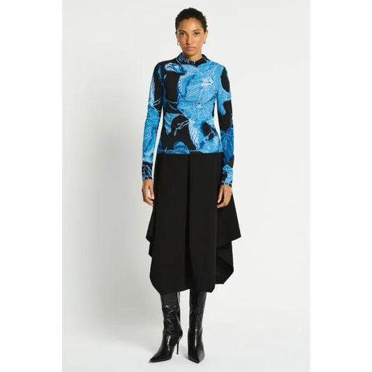 Image of a model wearing Skirts. Productname: Porto Skirt in Black colour by brand - sass and bide