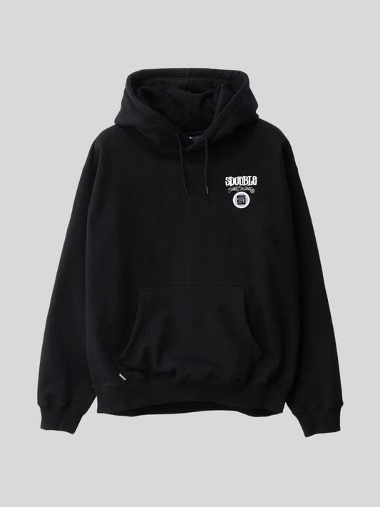 Image of a model wearing Outerwear. Productname: S-Double Combo Platter Hood in BLACK colour by brand - S-Double
