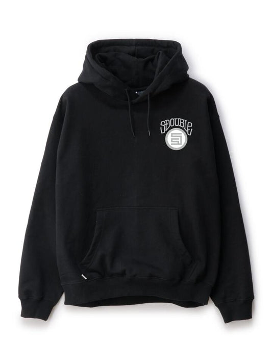 Image of a model wearing Outerwear. Productname: S-Double Goosebumps Hood in BLACK colour by brand - S-Double