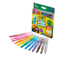 Image of Toys. Product name - Crayola Silly Scents Mini Twistables Crayons, Sweet Scents 12 Pack in colour by brand - Crayola