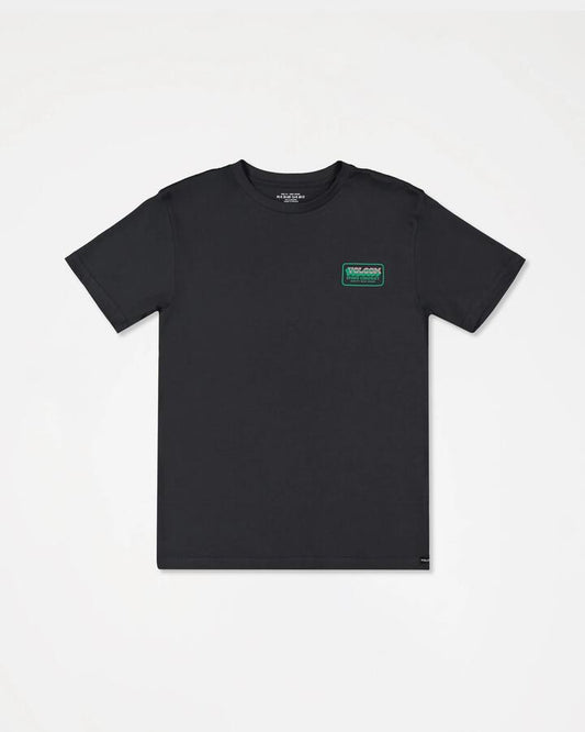 Image of T-Shirts. Product name - Volcom Boys 8-16 Goofin T-Shirt Asphalt Black in Asphalt Black colour by brand - Volcom