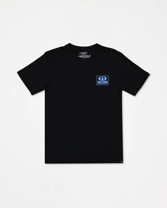 Image of T-Shirts. Productname: Volcom Boys 8-16 Box O T-Shirt Black - in Black colour by brand - Volcom