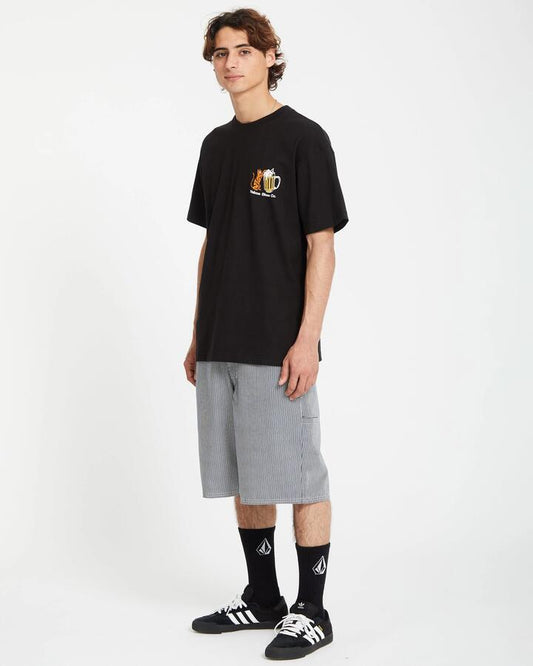 Image of T-Shirts. Productname: Volcom Mens Curious Cat T-Shirt Black - in Black colour by brand - Volcom