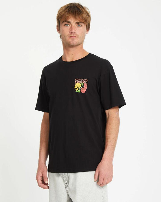 Image of T-Shirts. Productname: Volcom Mens Tooflow Bsc T-Shirt Black - in Black colour by brand - Volcom