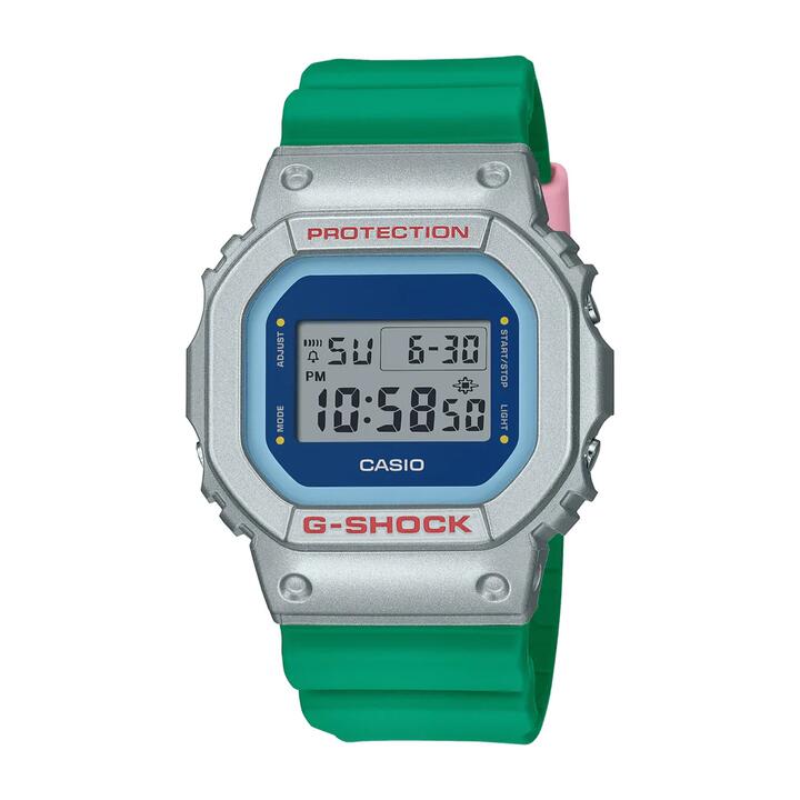 Image of Watches. Productname: Casio G Shock Euphoria Digital Watch DW5600EU-8A3 in Watch colour by brand - Casio