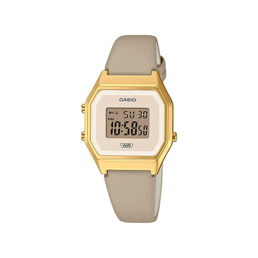 Image of Watches. Productname: Casio Vintage Petite Gold Digital Watch LA680WEGL-5D in Watch colour by brand - Casio