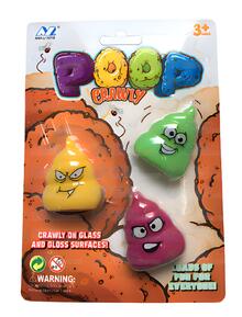 Image of Toys. Product name - Wall Climbing Poo 3 Pack in colour by brand - Toymate