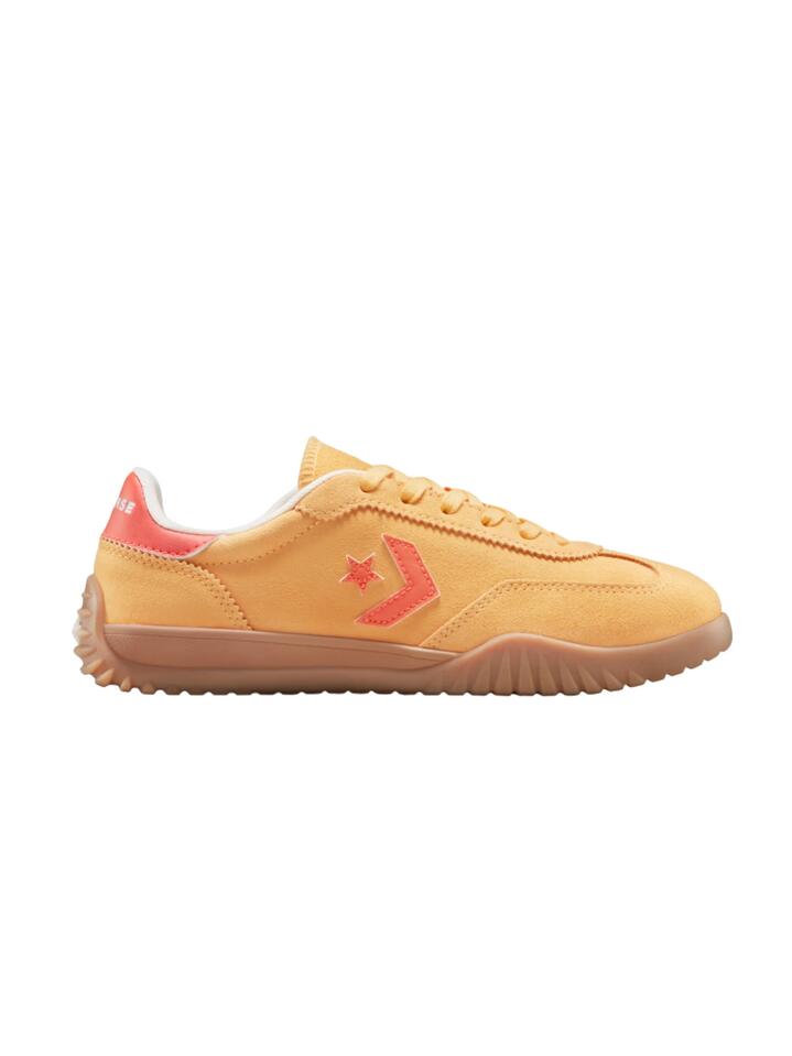 Image of Sneakers. Productname: Converse Run Star Trainer Suede Low in Electro/Vermillion Red/Egret colour by brand - Converse