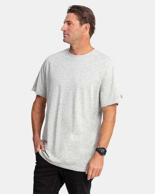 Image of T-Shirts. Productname: Volcom Mens Aus Solid T-Shirt Grey Marle - in Grey Marle colour by brand - Volcom