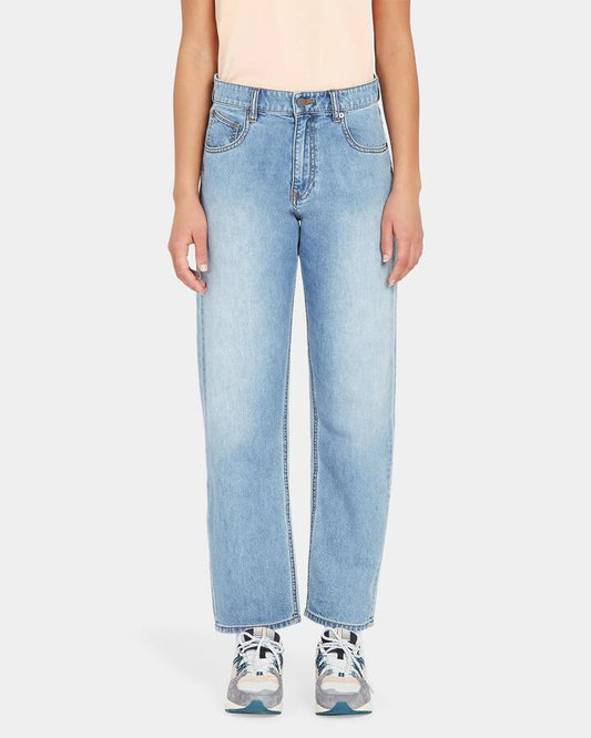 Image of Jeans. Productname: Volcom - Womens Daddio Denim Pants - Vintage Blue - in Vintage Blue colour by brand - Volcom