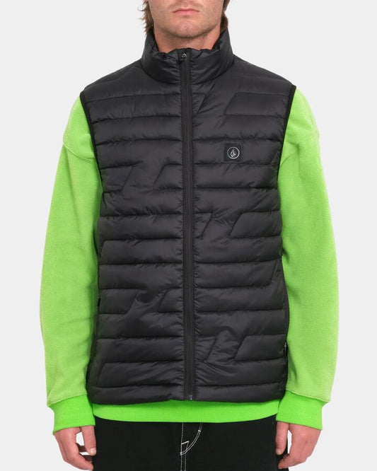 Image of Coats & Jackets. Productname: Volcom - Mens Weestone Puff Vest - Black - in Black colour by brand - Volcom